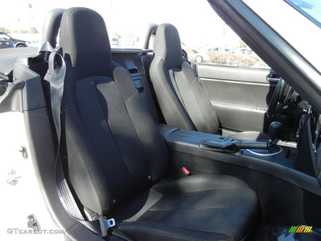 Black Interior 2008 Mazda MX-5 Miata Sport Roadster Photo #59132525