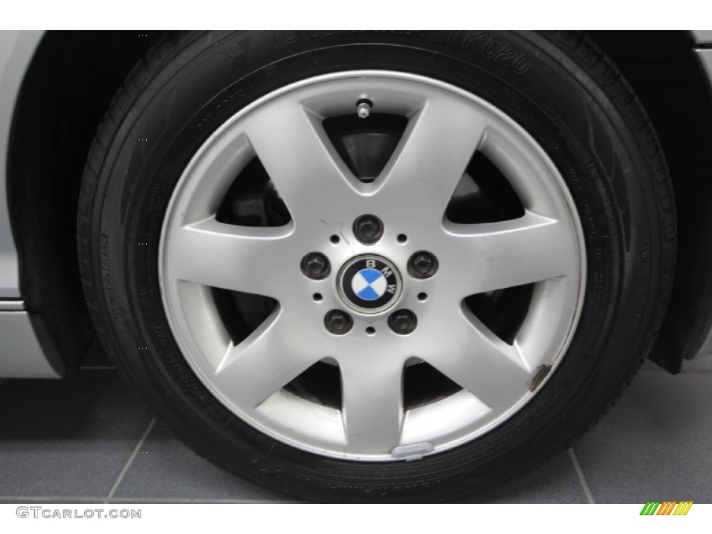 2002 3 Series 325i Sedan - Titanium Silver Metallic / Grey photo #10