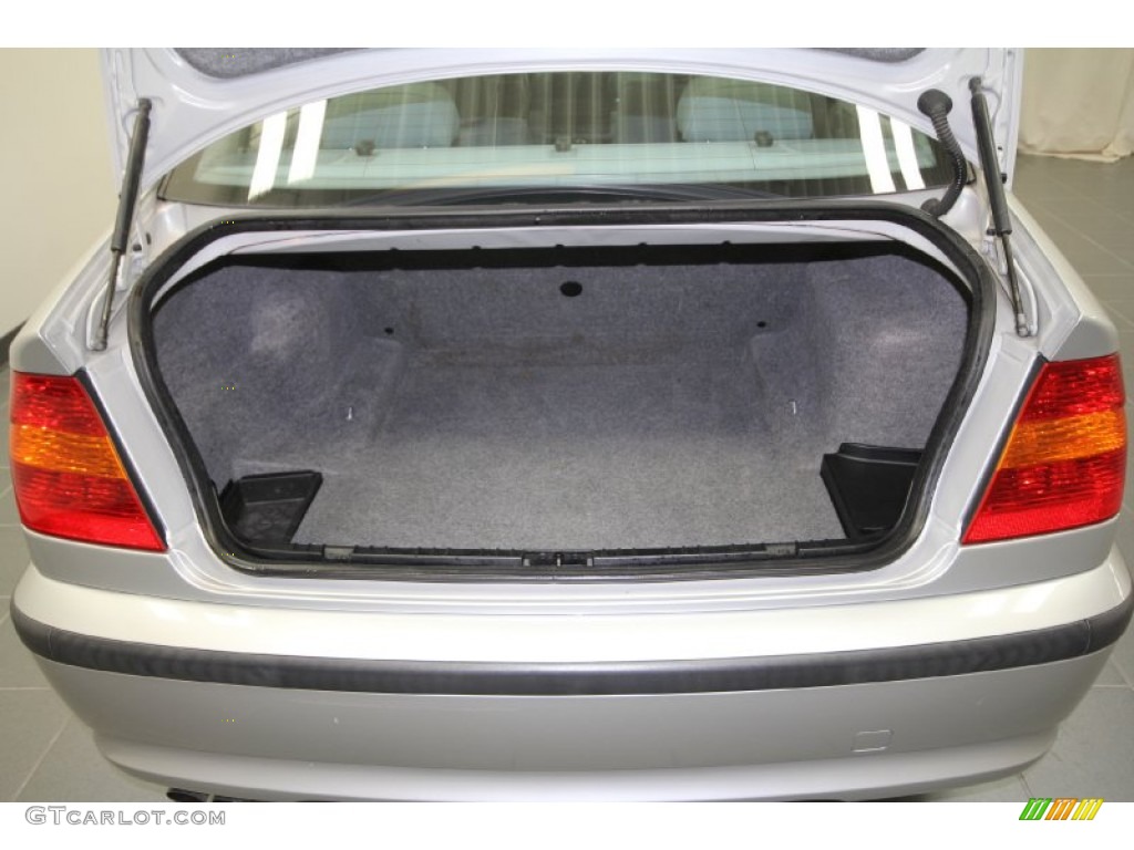 2002 3 Series 325i Sedan - Titanium Silver Metallic / Grey photo #34