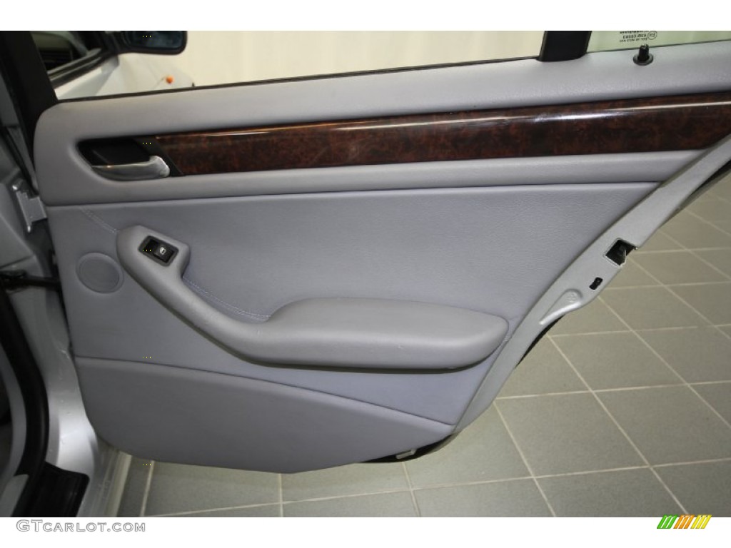 2002 3 Series 325i Sedan - Titanium Silver Metallic / Grey photo #36