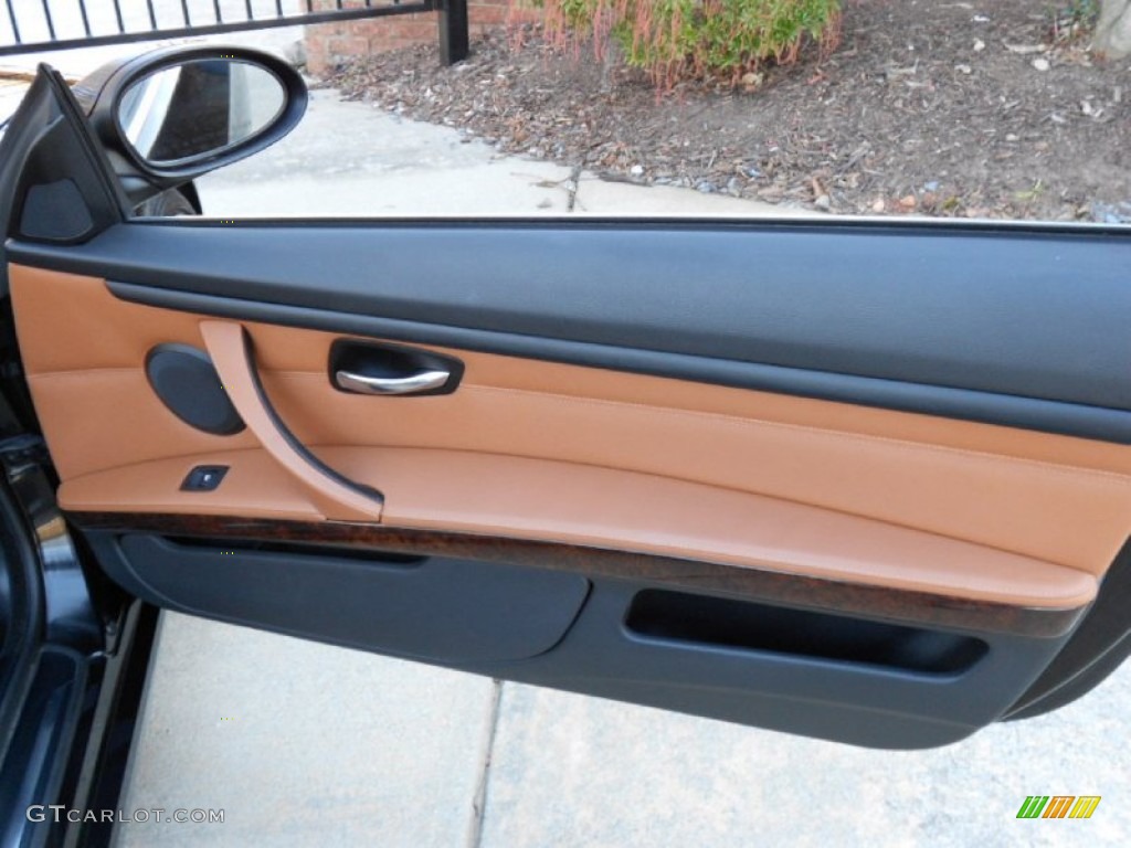 2009 3 Series 335i Convertible - Jet Black / Saddle Brown Dakota Leather photo #16