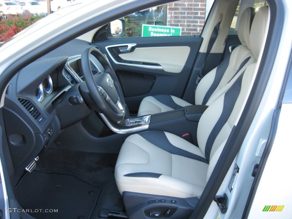 R Design Soft Beige/Black Inlay Interior 2012 Volvo XC60 T6 R-Design Photo #59135039