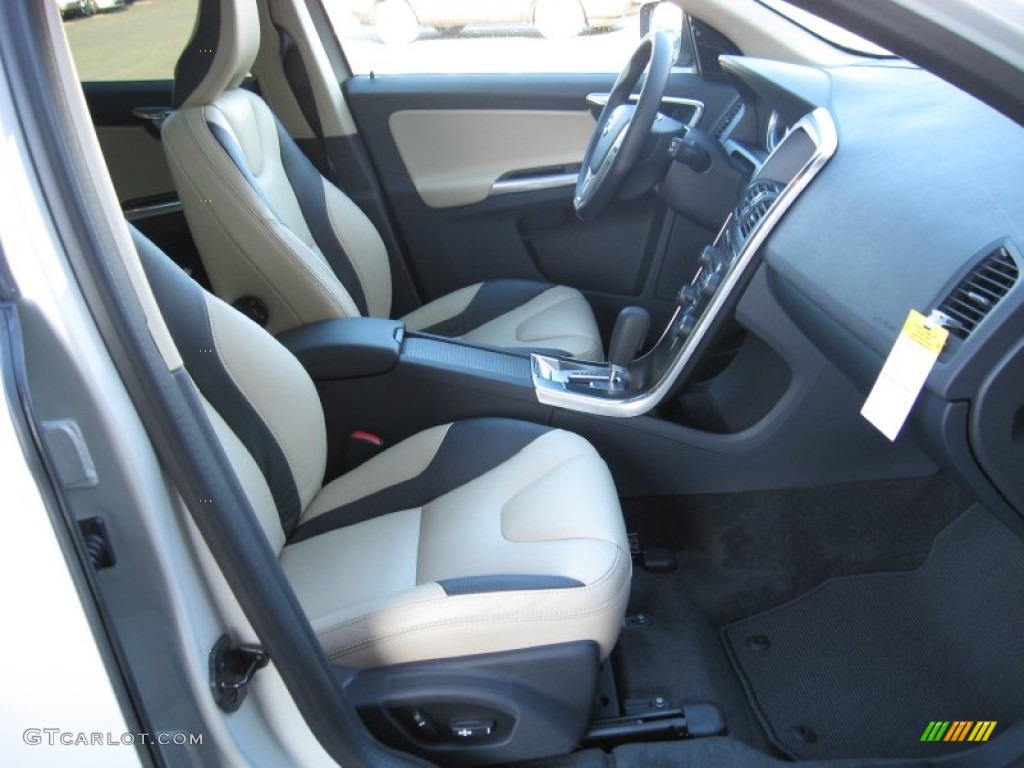 R Design Soft Beige/Black Inlay Interior 2012 Volvo XC60 T6 R-Design Photo #59135093