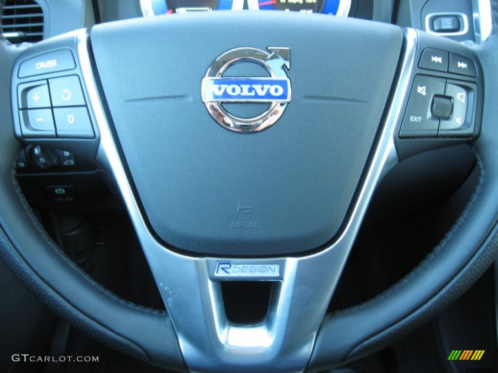 2012 XC60 T6 R-Design - Cosmic White Metallic / R Design Soft Beige/Black Inlay photo #27