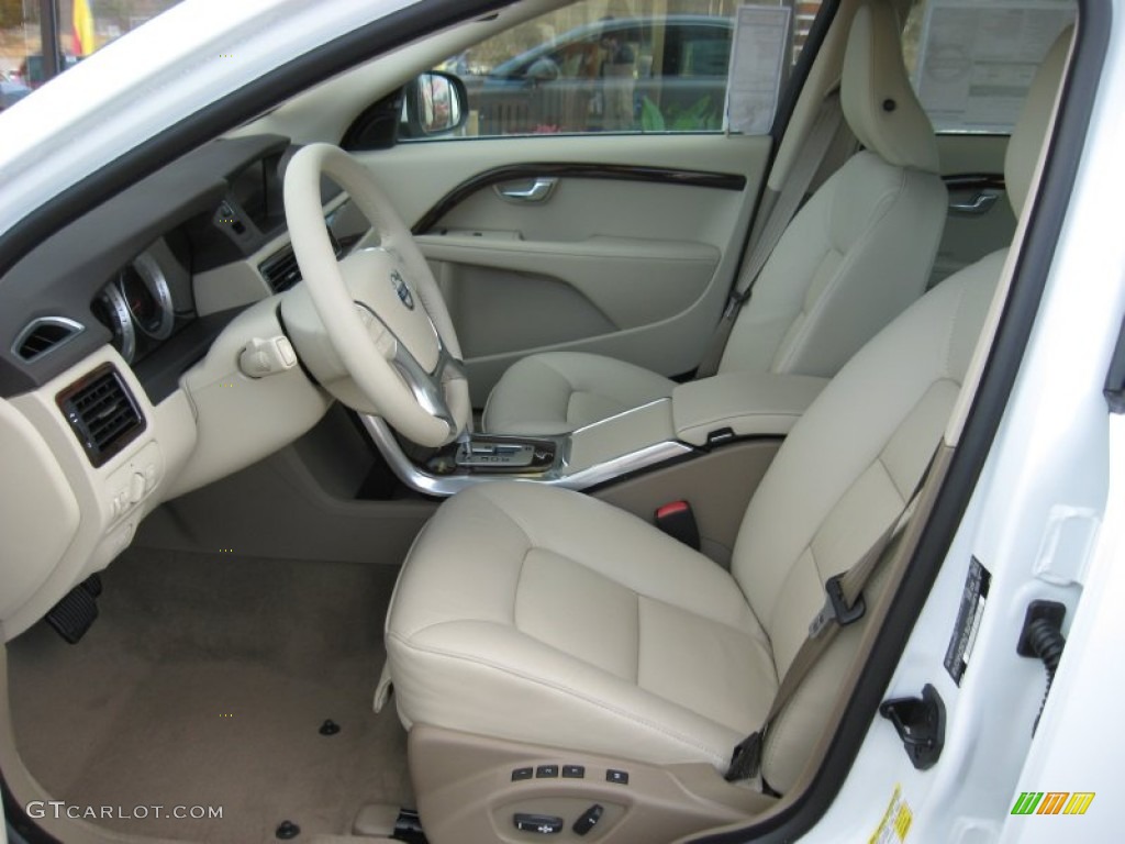 Sandstone Beige Interior 2012 Volvo S80 3.2 Photo #59136023
