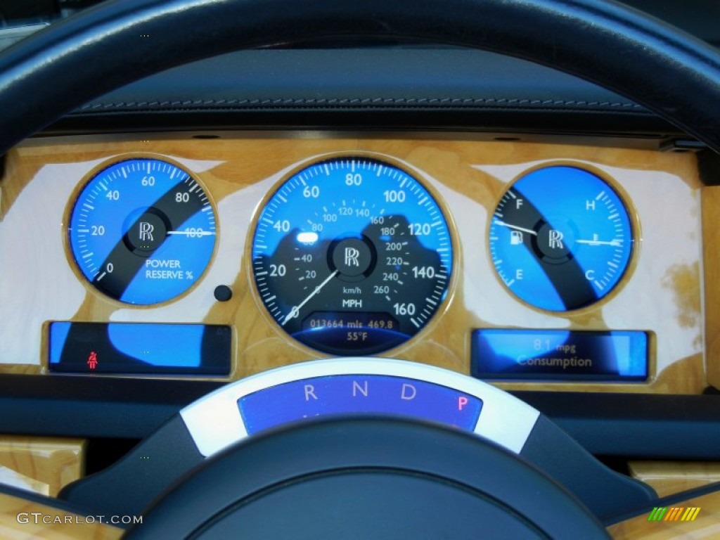 2008 Rolls-Royce Phantom Drophead Coupe Standard Phantom Drophead Coupe Model Gauges Photo #59136452