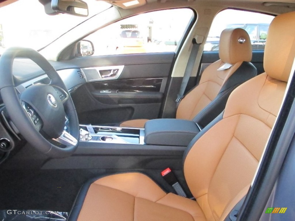 London Tan/Warm Charcoal Interior 2012 Jaguar XF Supercharged Photo #59137406