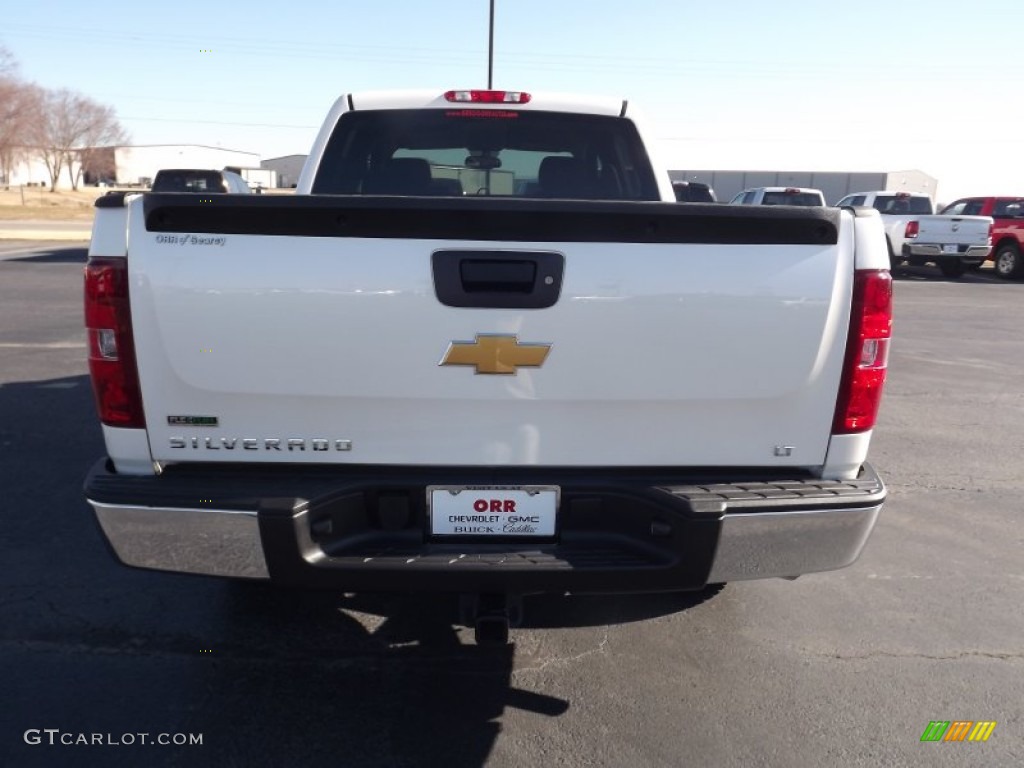 2012 Silverado 1500 LT Crew Cab 4x4 - White Diamond Tricoat / Ebony photo #6