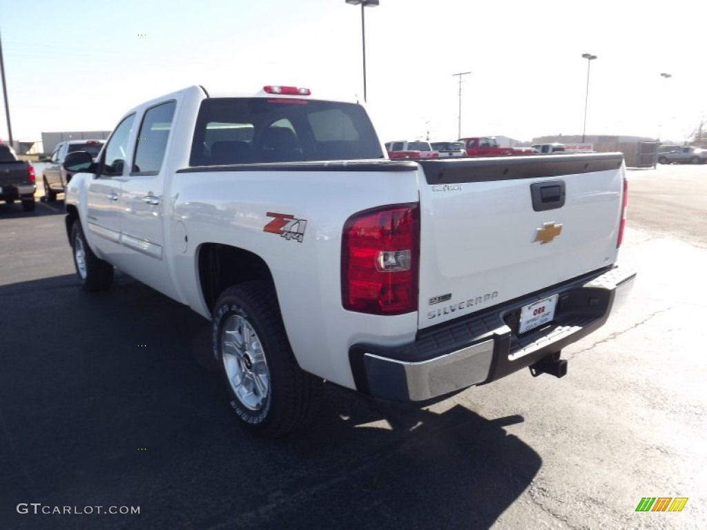 2012 Silverado 1500 LT Crew Cab 4x4 - White Diamond Tricoat / Ebony photo #7