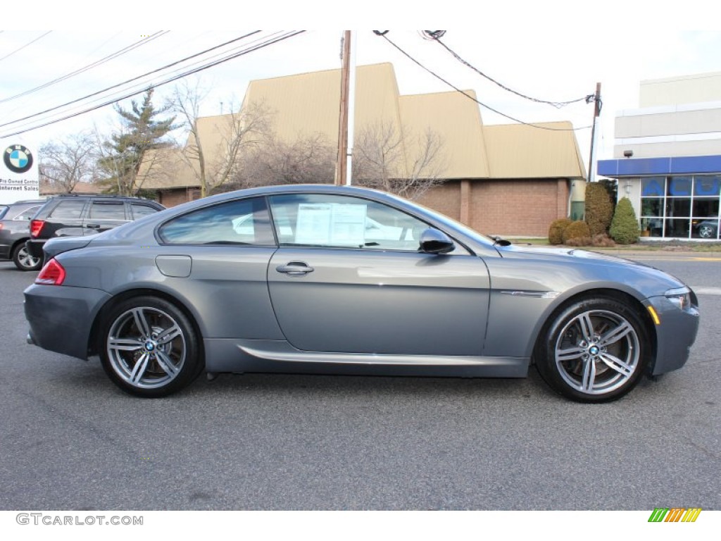 2010 M6 Coupe - Stratus Grey Metallic / Black photo #4