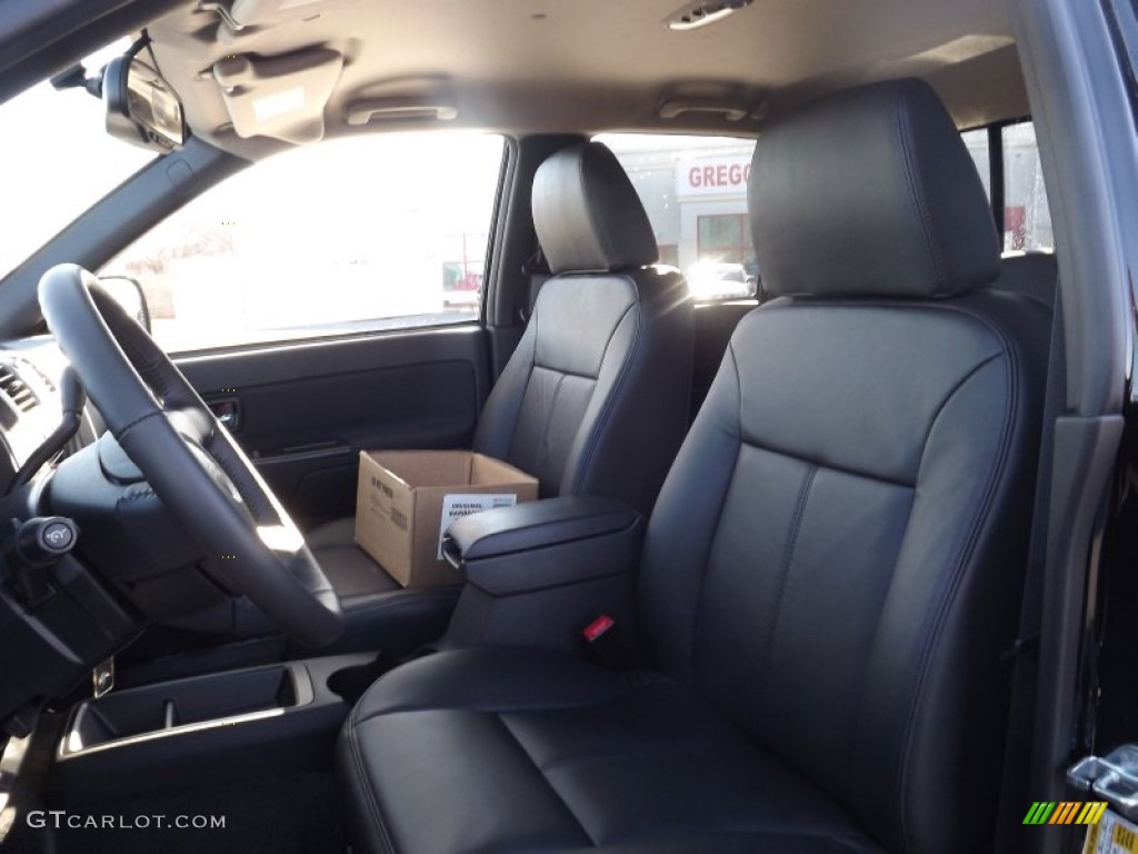 Ebony Interior 2012 Chevrolet Colorado LT Crew Cab 4x4 Photo #59138531