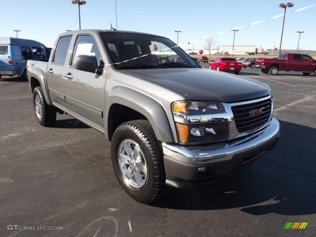 Dark Steel Gray Metallic 2012 GMC Canyon SLE Crew Cab Exterior Photo #59138765