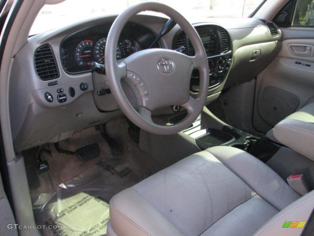 2005 Tundra SR5 Double Cab - Black / Taupe photo #17