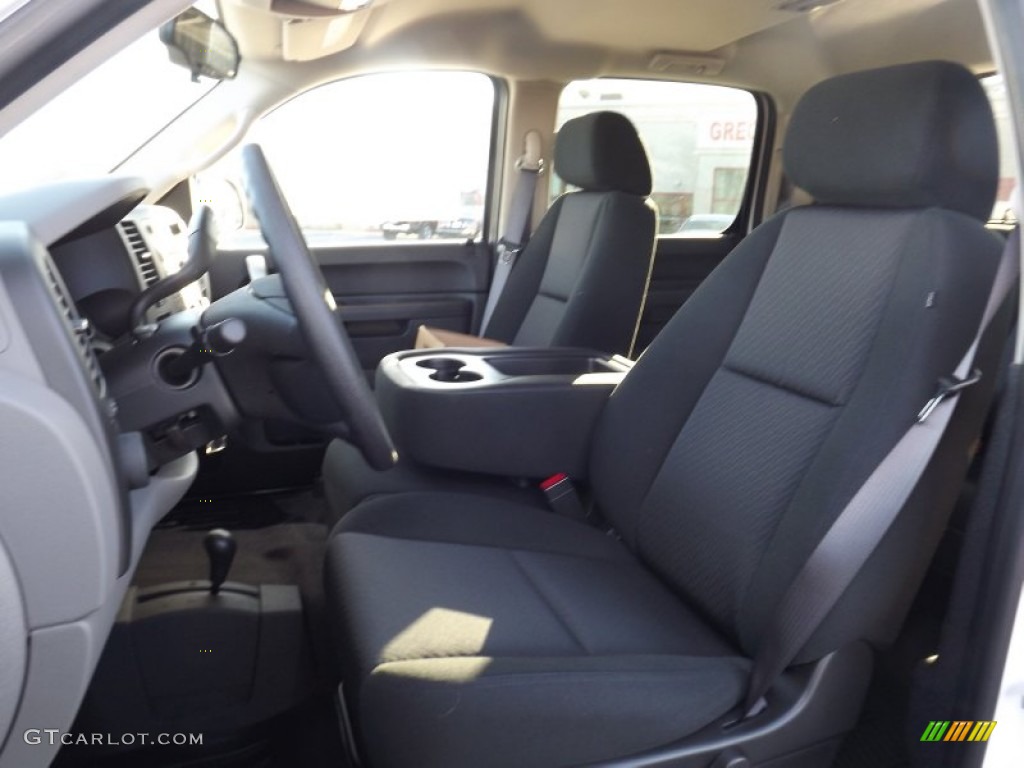 2011 Silverado 1500 LS Crew Cab 4x4 - Summit White / Dark Titanium photo #13