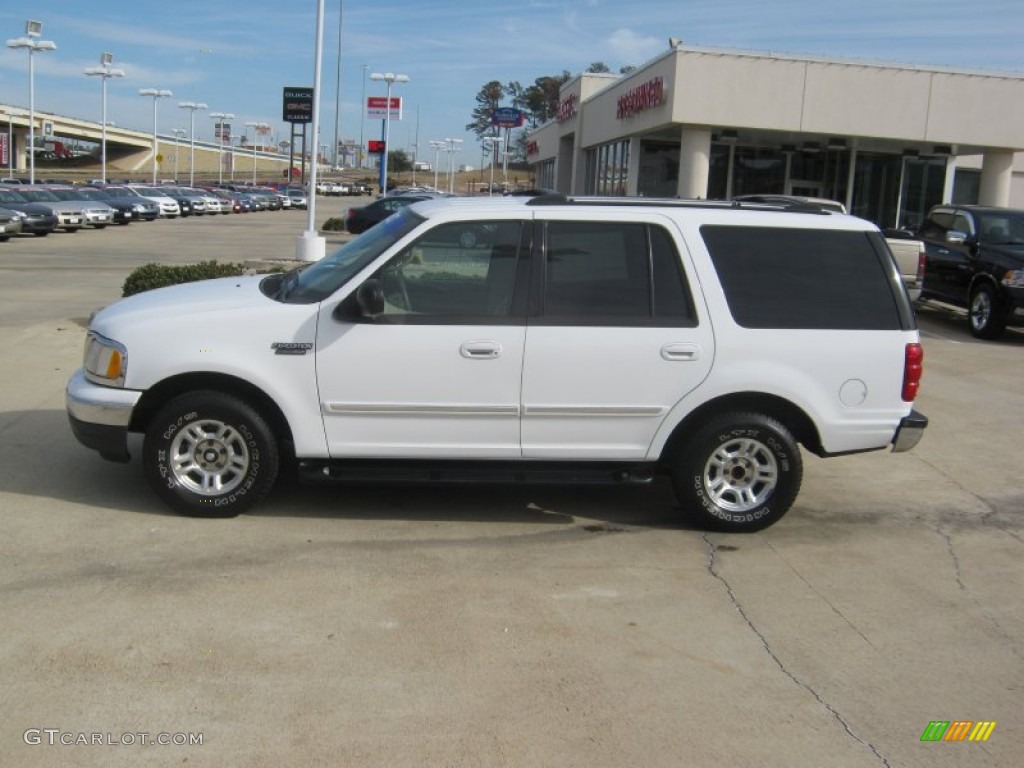 2000 Expedition XLT - Oxford White / Medium Parchment photo #2