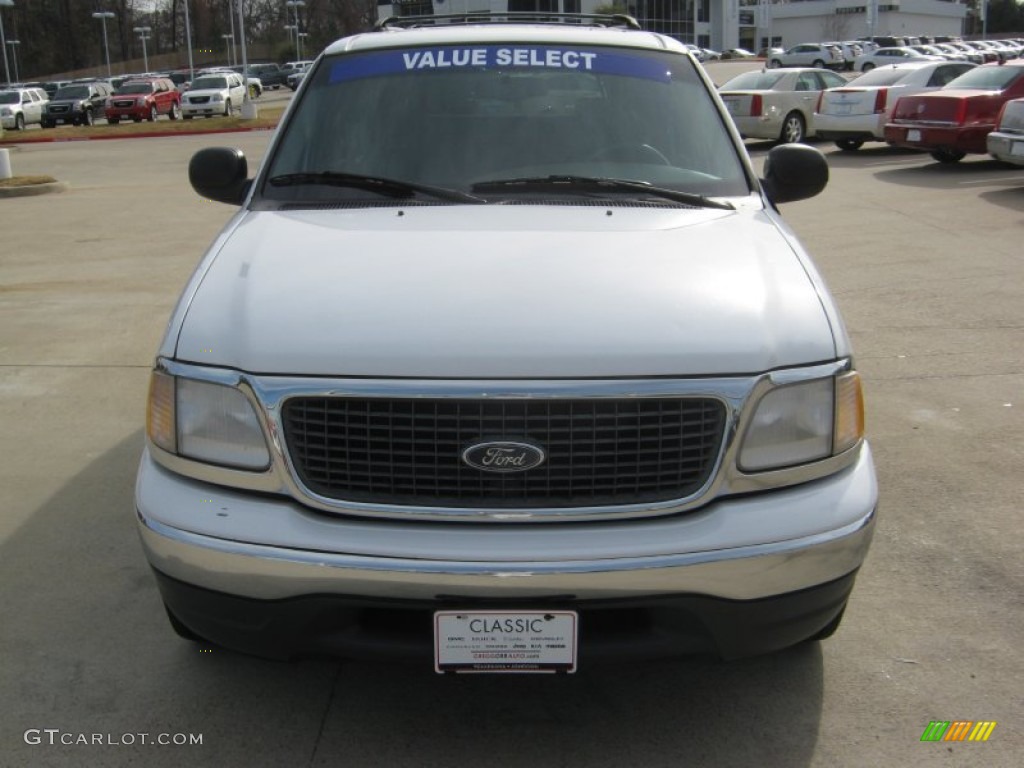 2000 Expedition XLT - Oxford White / Medium Parchment photo #8