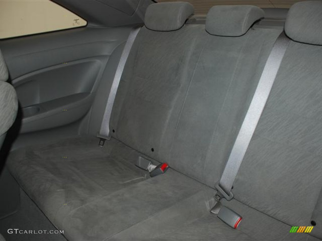 2007 Civic LX Coupe - Alabaster Silver Metallic / Gray photo #10