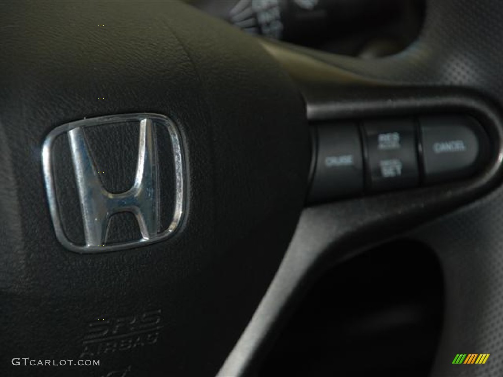 2007 Civic LX Coupe - Alabaster Silver Metallic / Gray photo #12