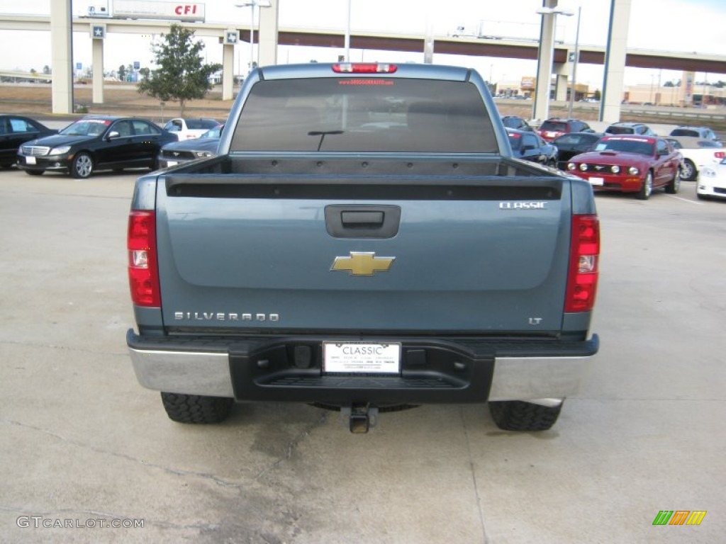 2009 Silverado 1500 LT Z71 Crew Cab 4x4 - Blue Granite Metallic / Ebony photo #4