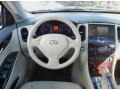 2010 Infiniti EX Stone Interior Steering Wheel Photo