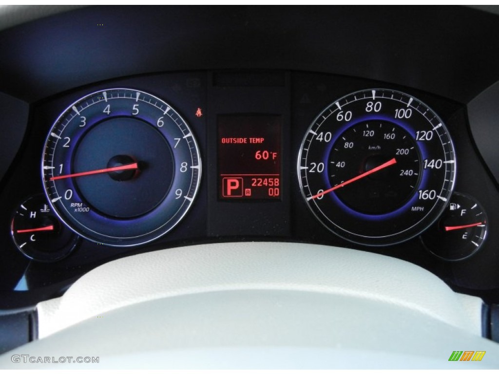 2010 Infiniti EX 35 Journey Gauges Photo #59141849