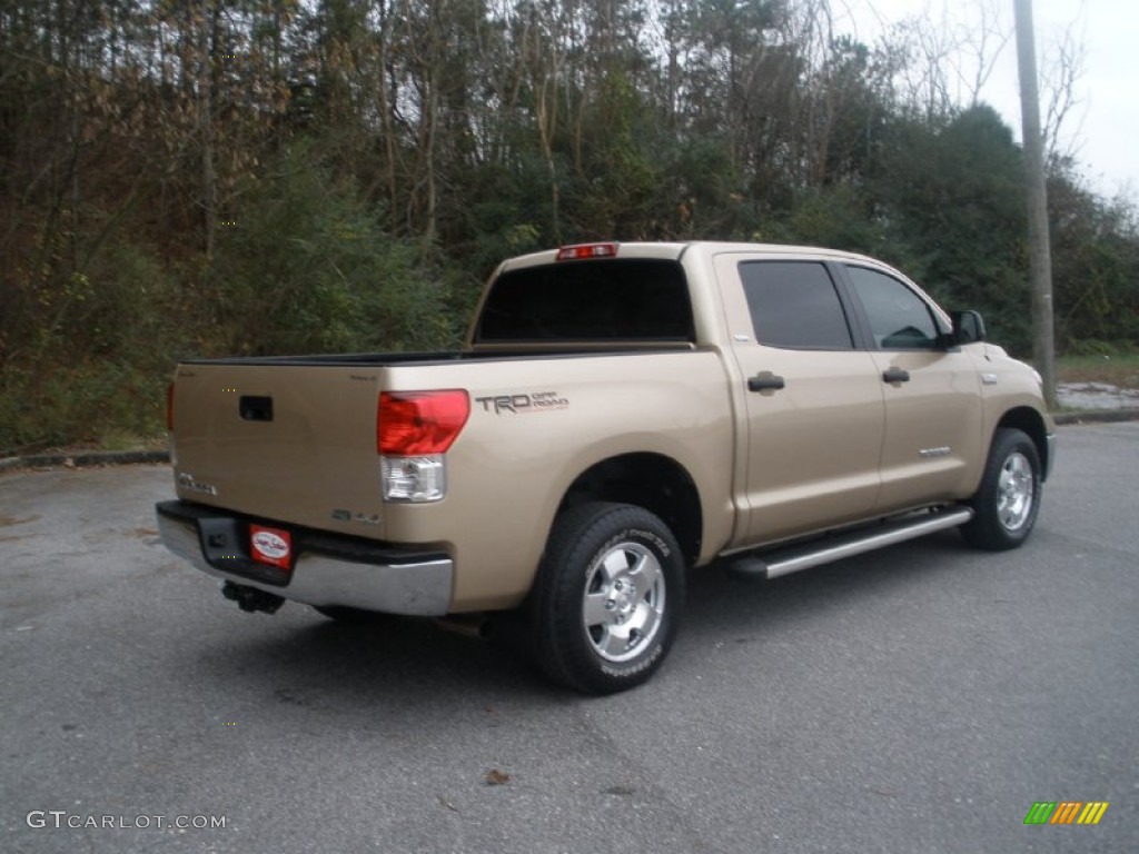 2010 Tundra TRD CrewMax 4x4 - Sandy Beach Metallic / Sand Beige photo #3