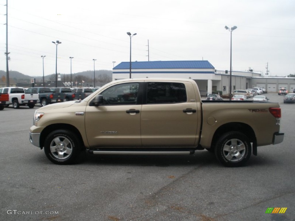 2010 Tundra TRD CrewMax 4x4 - Sandy Beach Metallic / Sand Beige photo #12