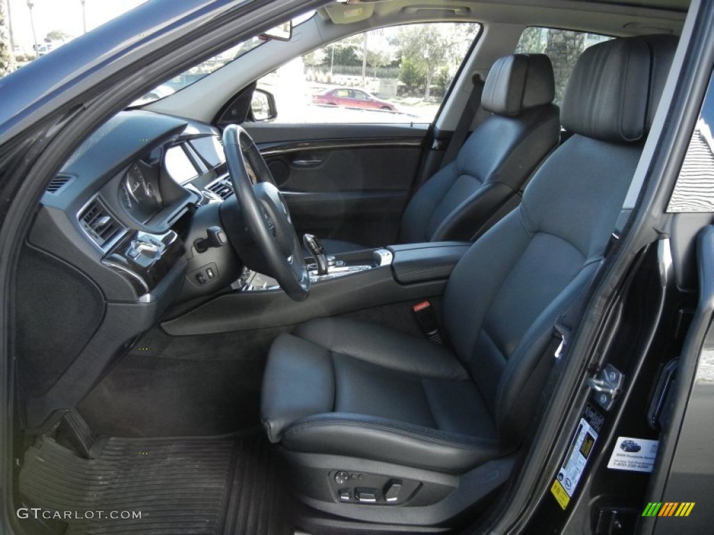Black Interior 2010 BMW 5 Series 550i Gran Turismo Photo #59142041