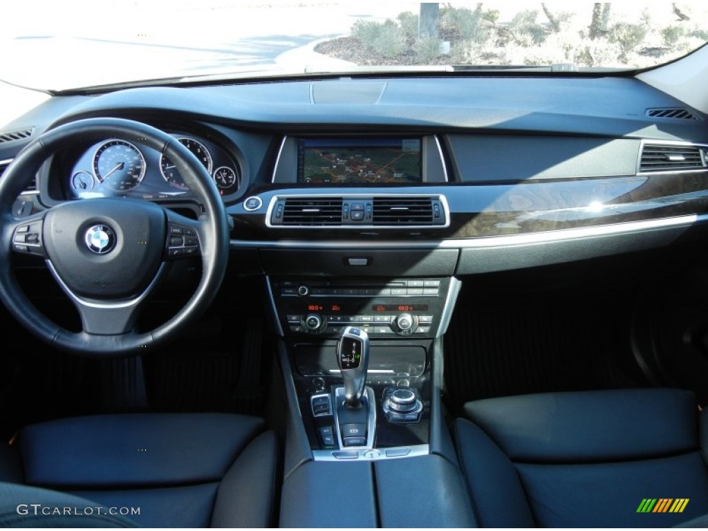 2010 BMW 5 Series 550i Gran Turismo Black Dashboard Photo #59142143