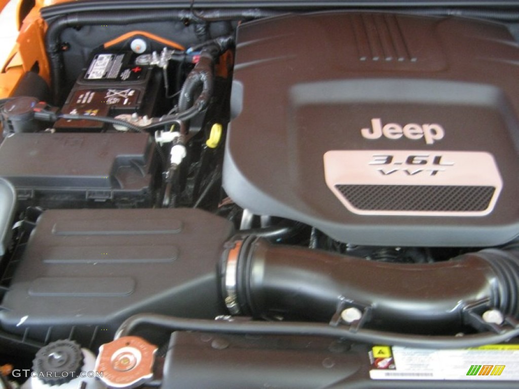 2012 Jeep Wrangler Unlimited Sport S 4x4 3.6 Liter DOHC 24-Valve VVT Pentastar V6 Engine Photo #59142275