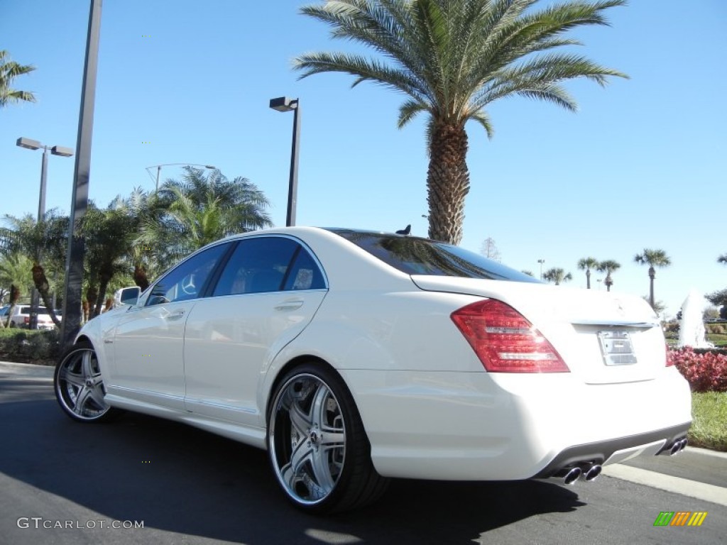 Diamond White Metallic 2010 Mercedes-Benz S 63 AMG Sedan Exterior Photo #59142324