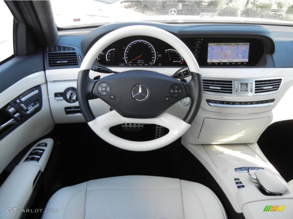 2010 Mercedes-Benz S 63 AMG Sedan designo Porcelain Dashboard Photo #59142497
