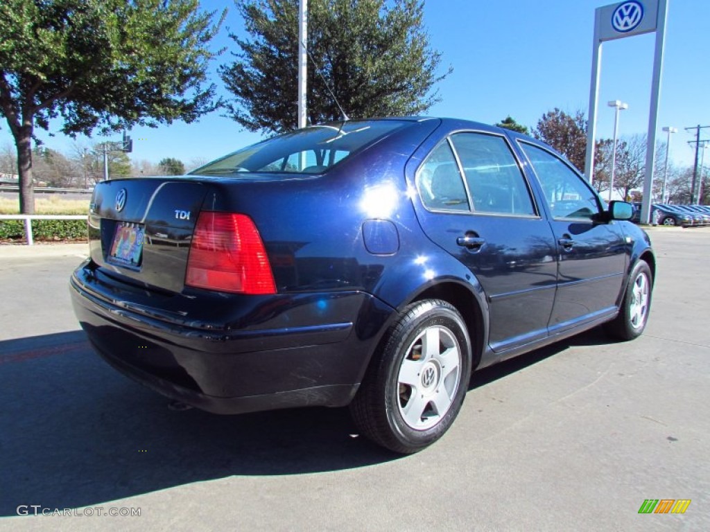 2000 Jetta GLS TDI Sedan - Atlantic Blue Pearl / Beige photo #5