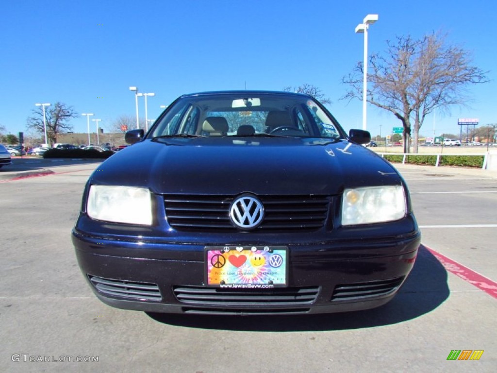 2000 Jetta GLS TDI Sedan - Atlantic Blue Pearl / Beige photo #8