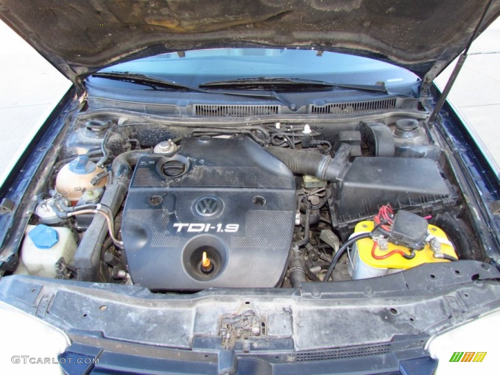 2000 Jetta GLS TDI Sedan - Atlantic Blue Pearl / Beige photo #18