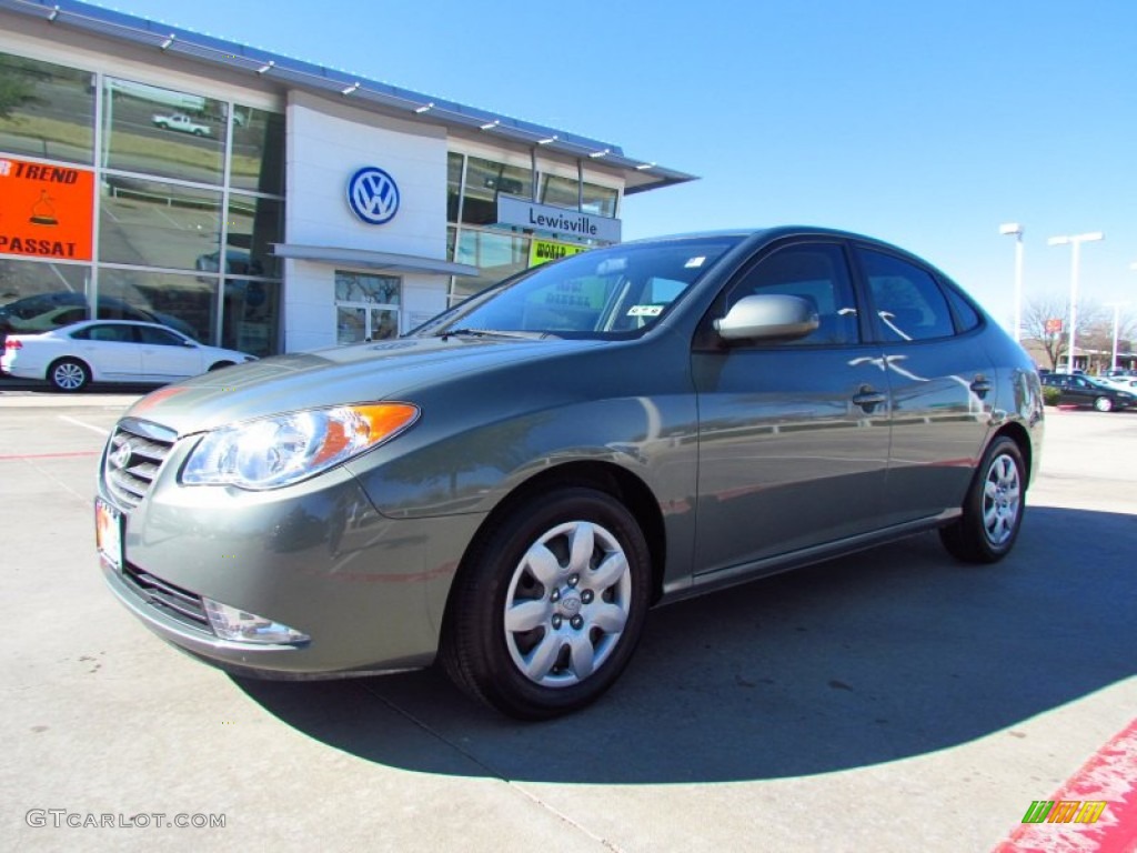 2009 Elantra GLS Sedan - Natural Khaki / Beige photo #1