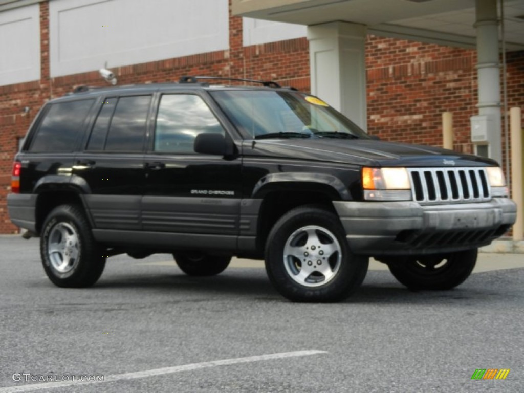 1996 Grand Cherokee Laredo 4x4 - Black / Agate photo #2