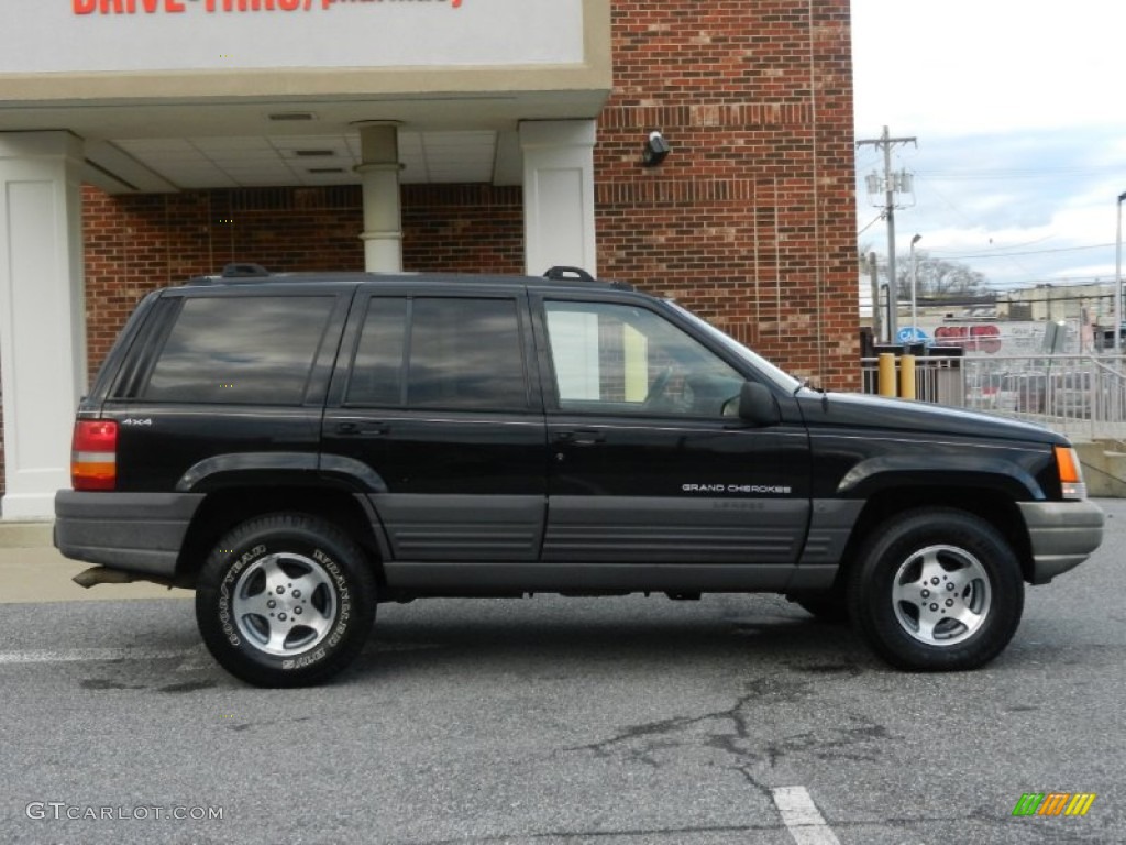 1996 Grand Cherokee Laredo 4x4 - Black / Agate photo #13