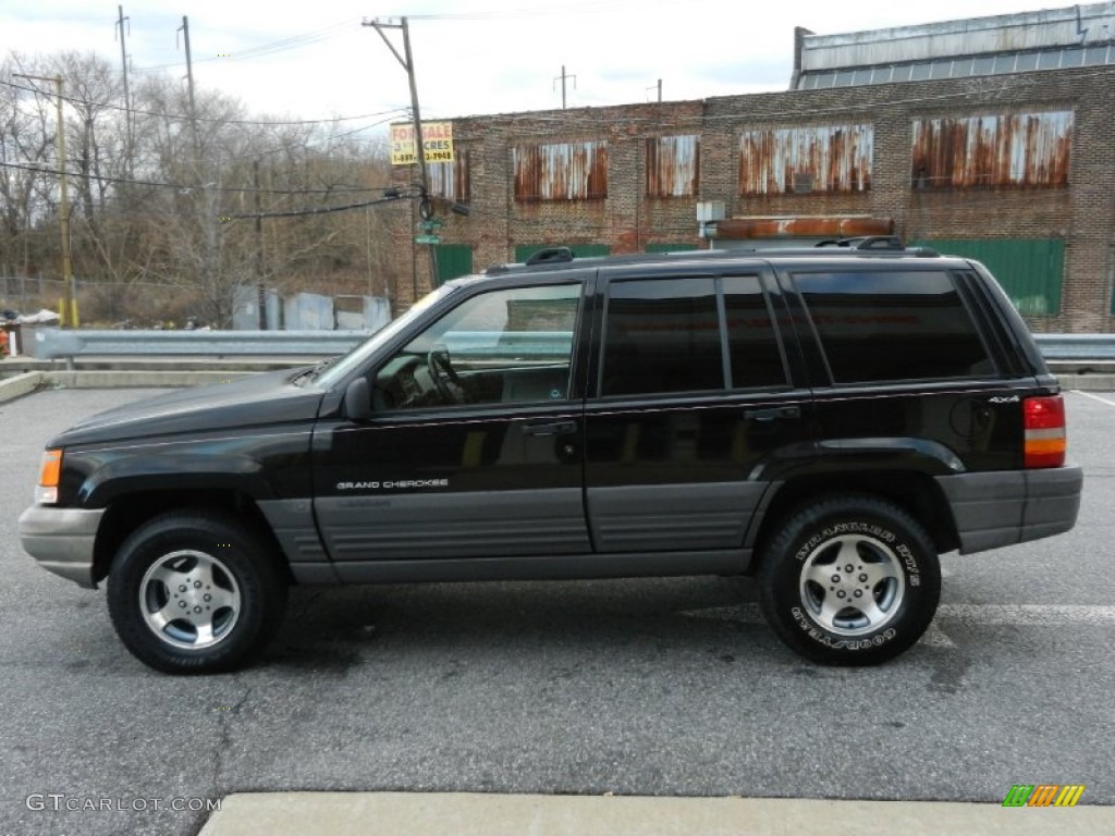 1996 Grand Cherokee Laredo 4x4 - Black / Agate photo #15