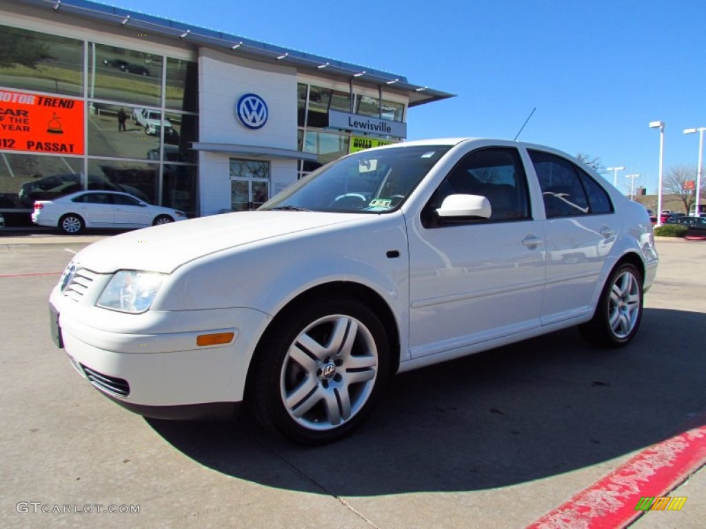 2002 Jetta GLS 1.8T Sedan - Cool White / Beige photo #1