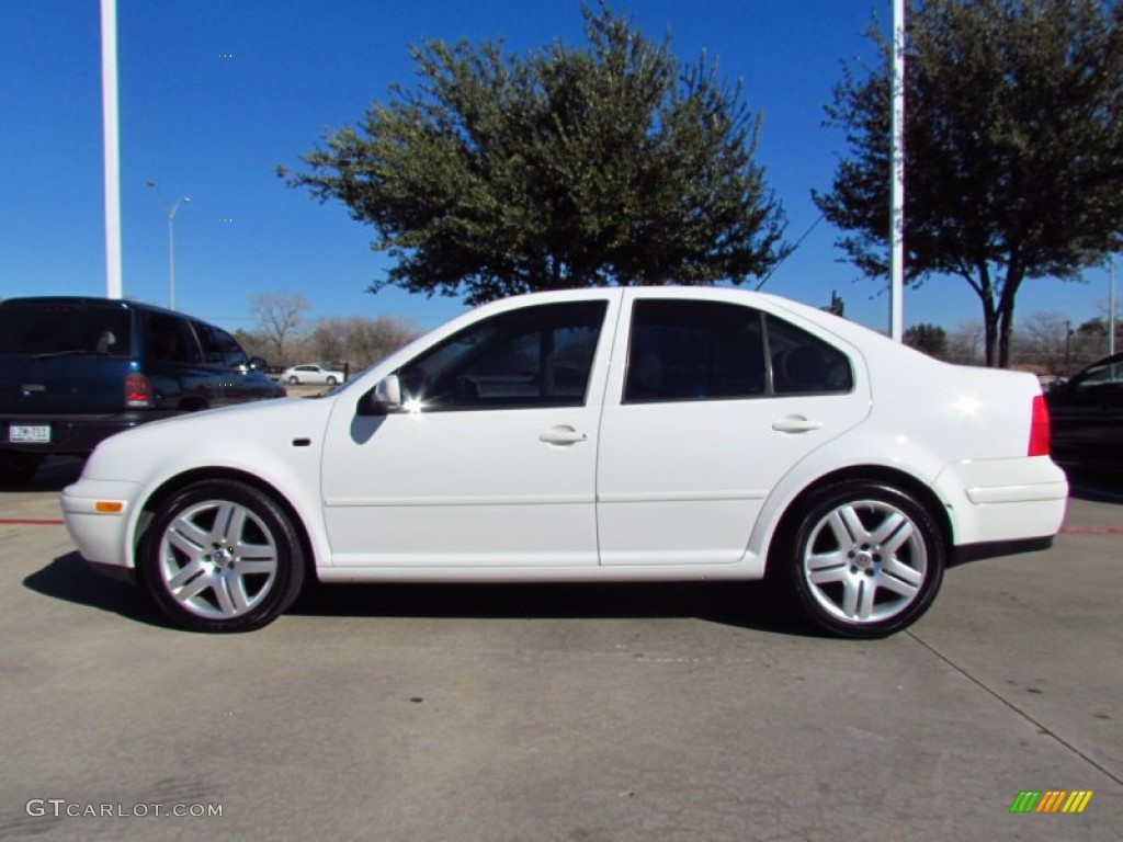 2002 Jetta GLS 1.8T Sedan - Cool White / Beige photo #2