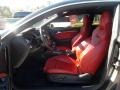 Black/Magma Red Silk Nappa Leather Interior Photo for 2011 Audi S5 #59145533