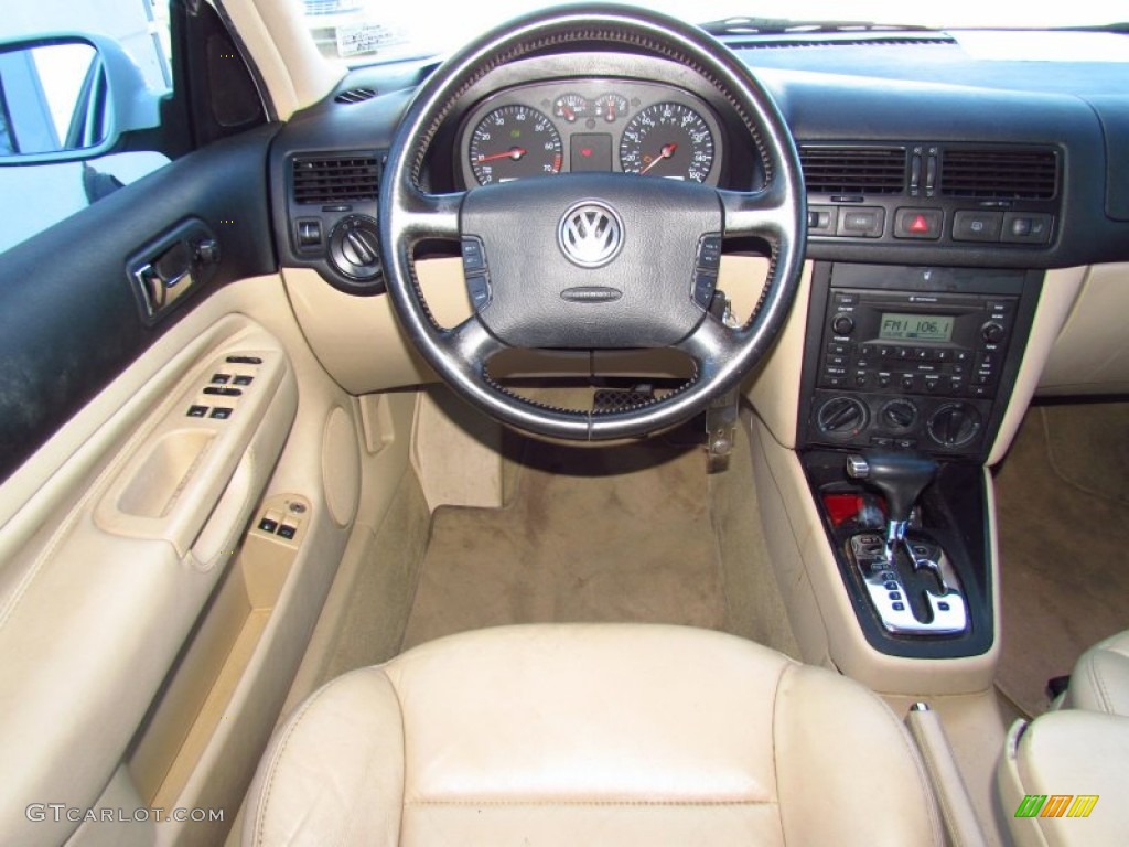 2002 Jetta GLS 1.8T Sedan - Cool White / Beige photo #15