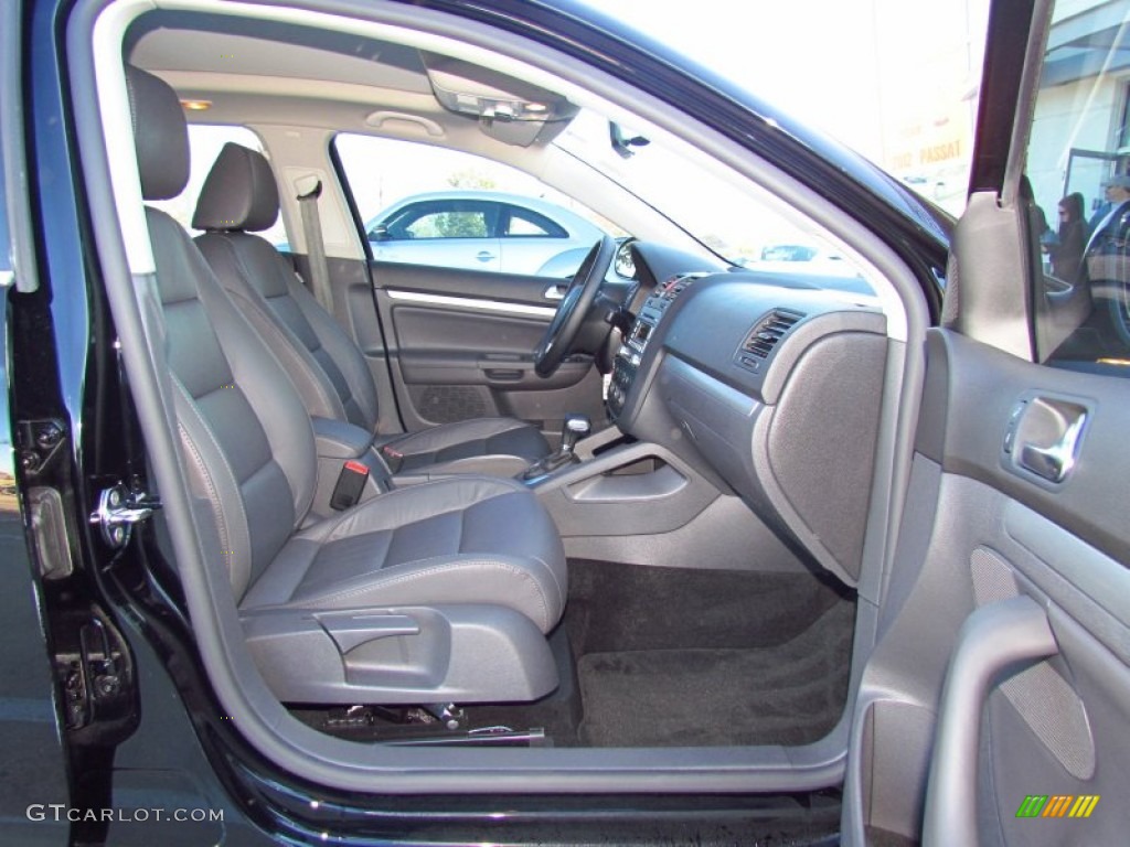 Anthracite Interior 2009 Volkswagen Jetta SEL SportWagen Photo #59145776