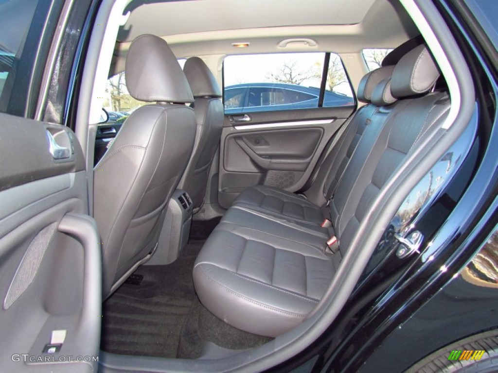 Anthracite Interior 2009 Volkswagen Jetta SEL SportWagen Photo #59145794