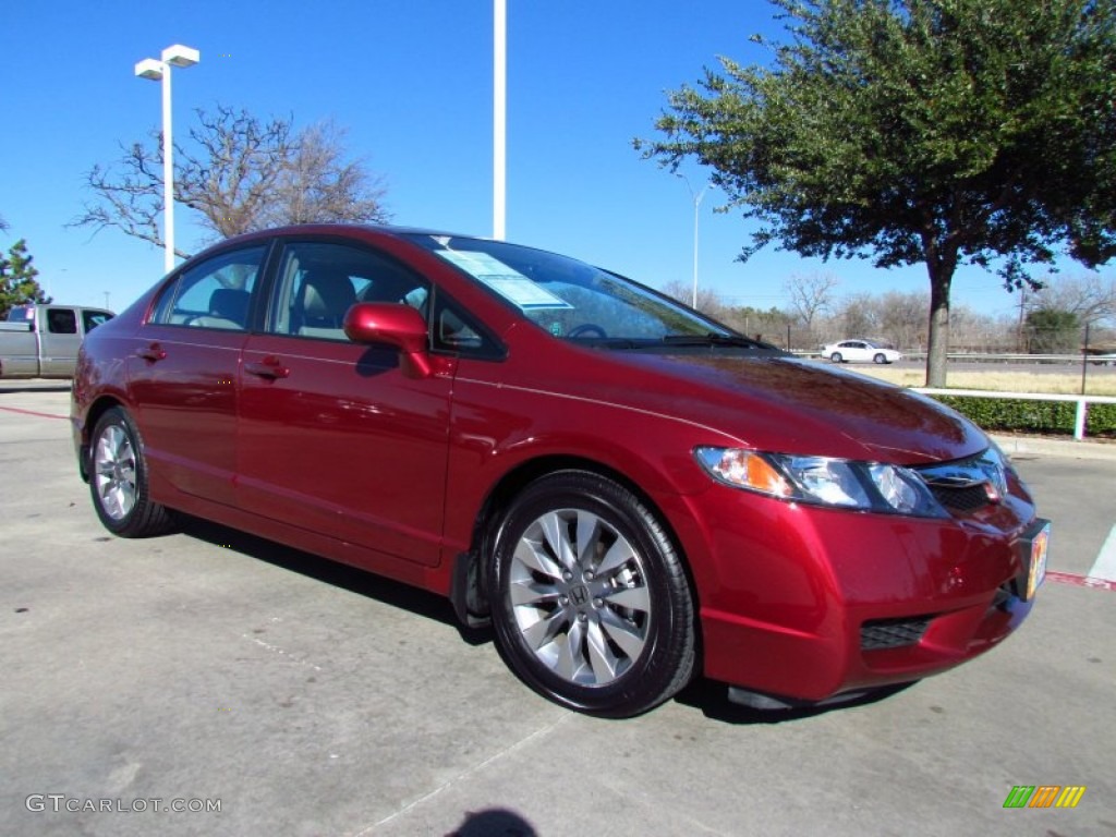 Tango Red Pearl 2009 Honda Civic EX-L Sedan Exterior Photo #59146337