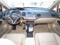 Beige 2009 Honda Civic EX-L Sedan Dashboard