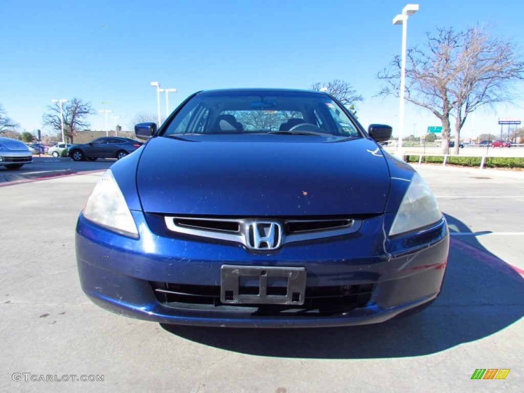 2003 Accord LX Sedan - Eternal Blue Pearl / Gray photo #8
