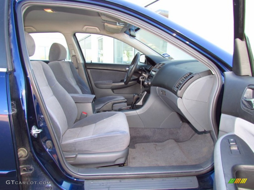 2003 Accord LX Sedan - Eternal Blue Pearl / Gray photo #10