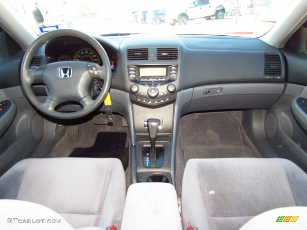 2003 Honda Accord LX Sedan Gray Dashboard Photo #59146979